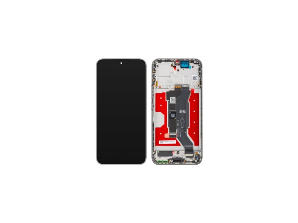 LCD Displej + Dotykové sklo + Rám Honor 400 Meteor Silver - Service pack