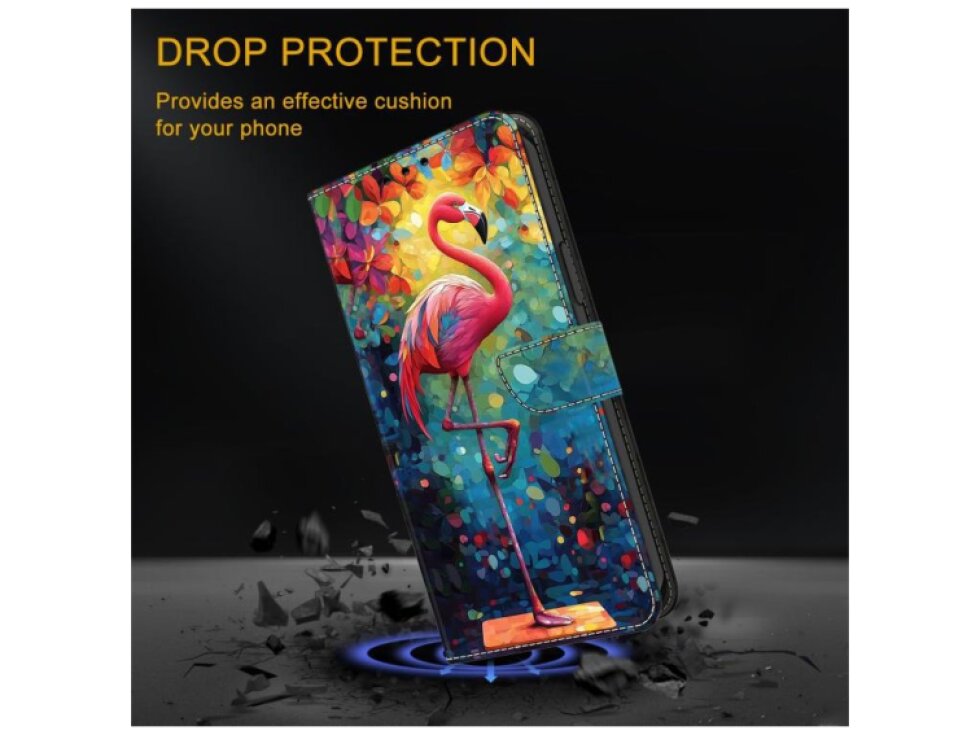 Knižkové puzdro Flamingo pre Xiaomi Redmi Note 14 Pro 4G/5G