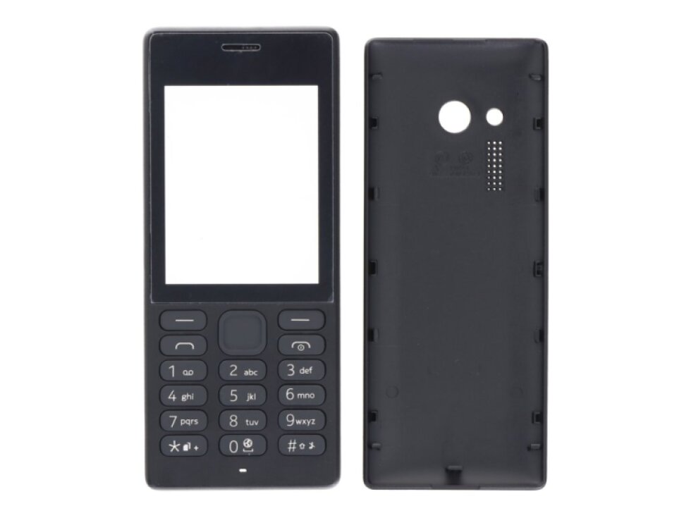 Predný a zadný kryt + klávesnica Nokia 150 čierna farba
