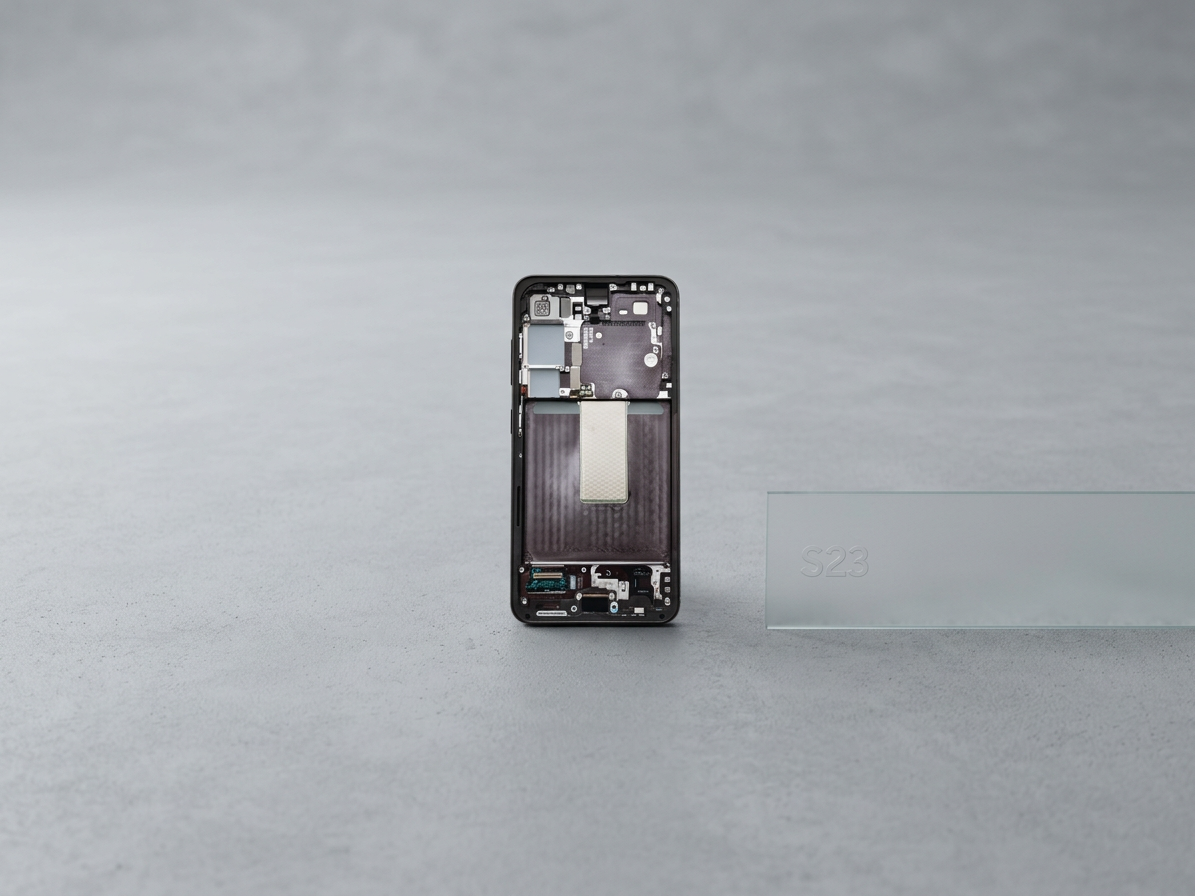 LCD Displej + Dotykové sklo + Rám Samsung Galaxy S23 5G (2023) BLACK - Originál Service Pack