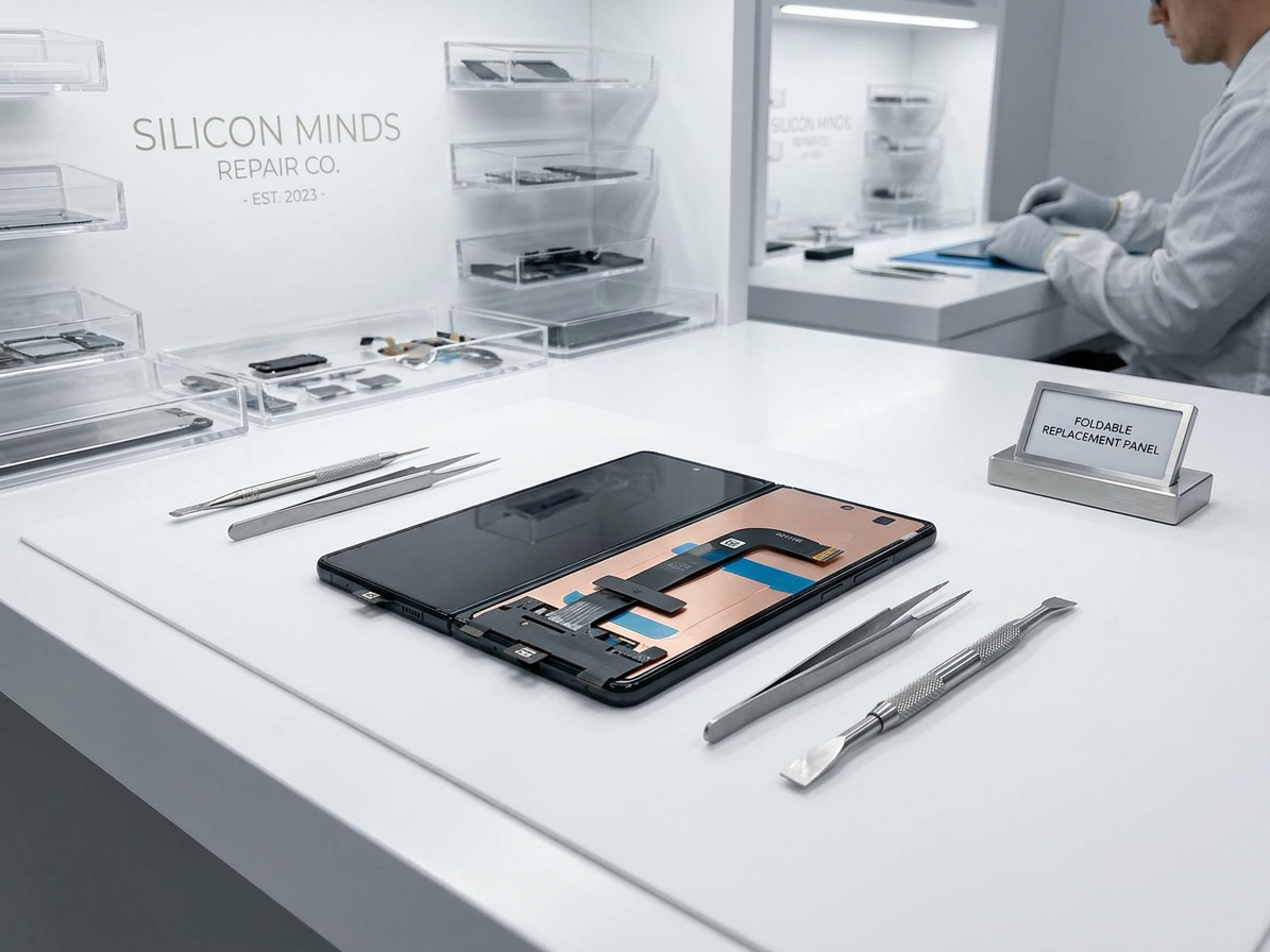 LCD displej + Dotykové sklo Samsung Galaxy Z Fold2 5G (2020) čierna farba - Service pack