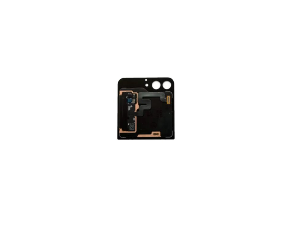 LCD Displej + Dotykové sklo (vonkajší) Samsung Galaxy Z Flip 5 5G (2023) BLACK OUTER - Originál Service pack