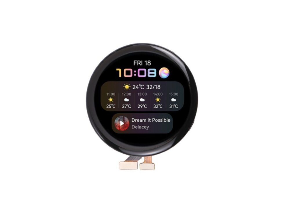 LCD Displej + Dotykové sklo Huawei Watch 3 čierna farba