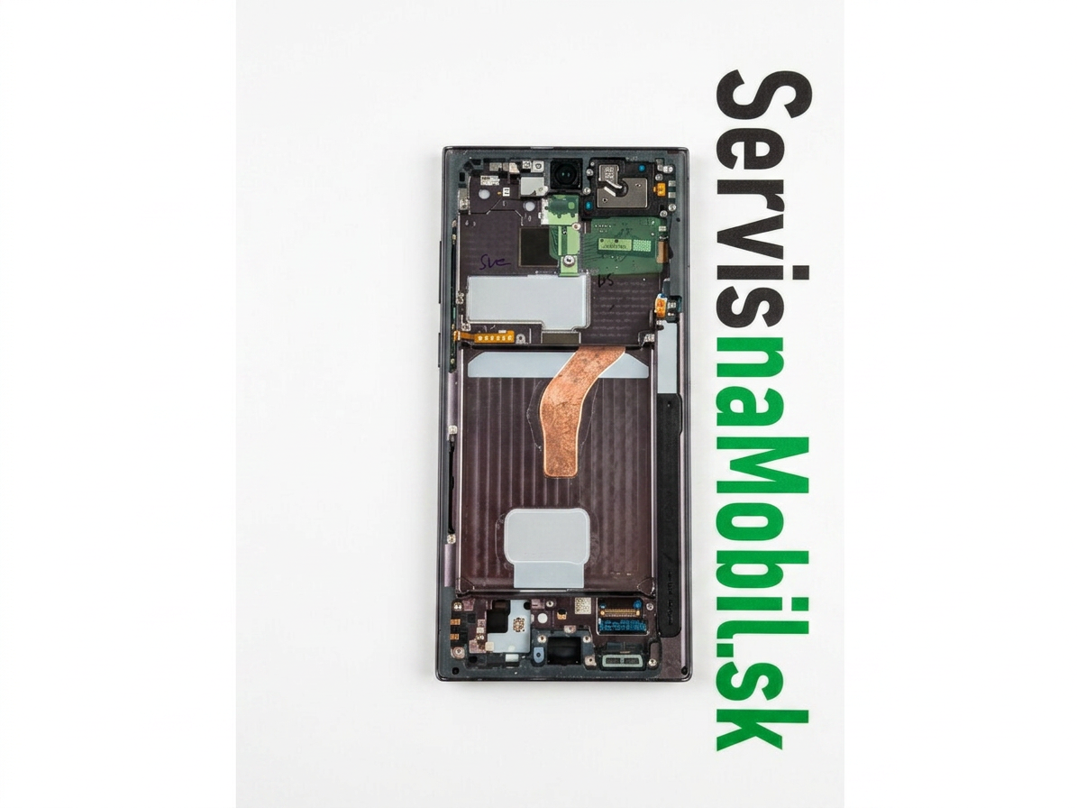 LCD Displej + Dotykové sklo + Rám Samsung Galaxy S22 Ultra Čierna farba - Originál Service Pack