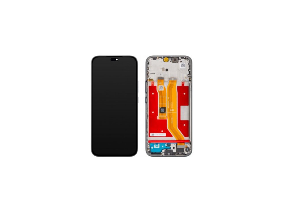LCD Displej + Dotykové sklo + Rám Honor 400 Lite Velvet Black - Service pack