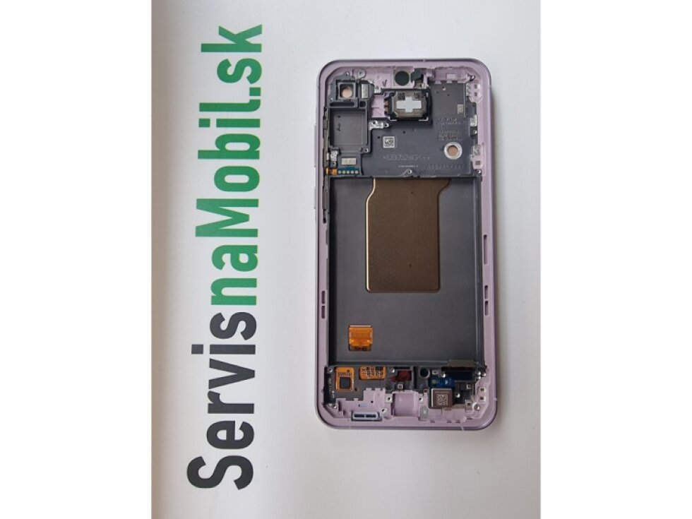 LCD Displej + Dotykové sklo + Rám Samsung Galaxy A55 5G (A556) 2024 LAVENDER / LILAC- Originál Service pack