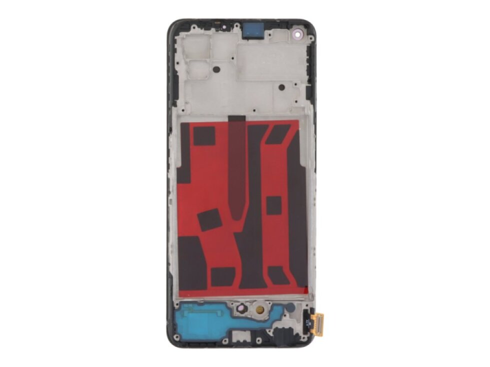 LCD Displej + Dotykové sklo + Rám OPPO Reno5 Z / A94 5G čierna farba - OLED