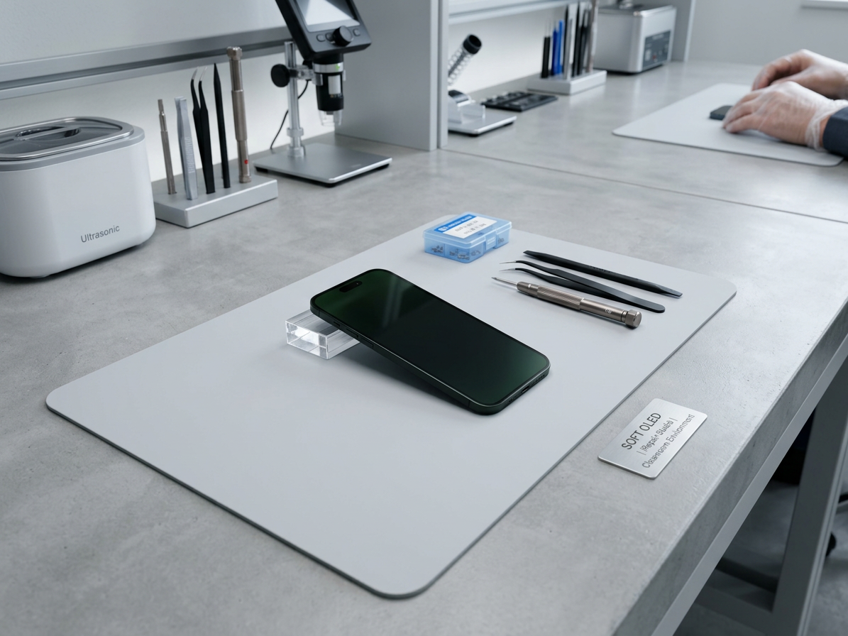 LCD Displej + Dotykové sklo iPhone 16 Plus BLACK - SOFT OLED