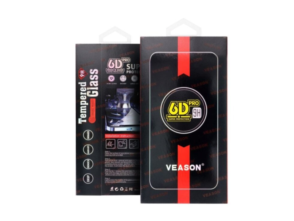 Tvrdené sklo 6D Veason Pro Glass pre Samsung Galaxy A36 5G / A56 5G – čierne