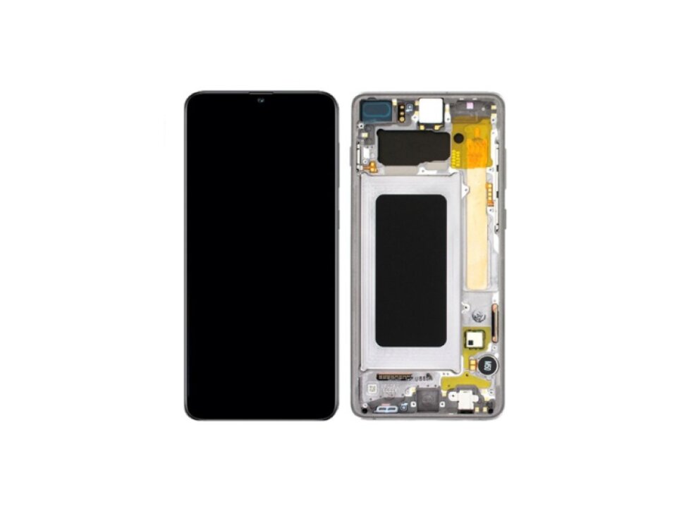 LCD displej + Dotykové sklo + Rám pre Samsung Galaxy M30s (M307) – Originál (Čierna)