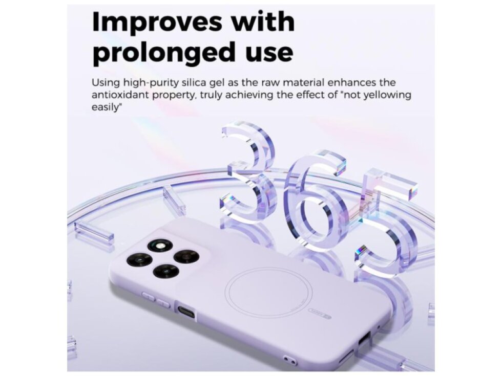 Kryt Motorola Moto G77 / G67 ABEEL MagSafe silikónový ružový