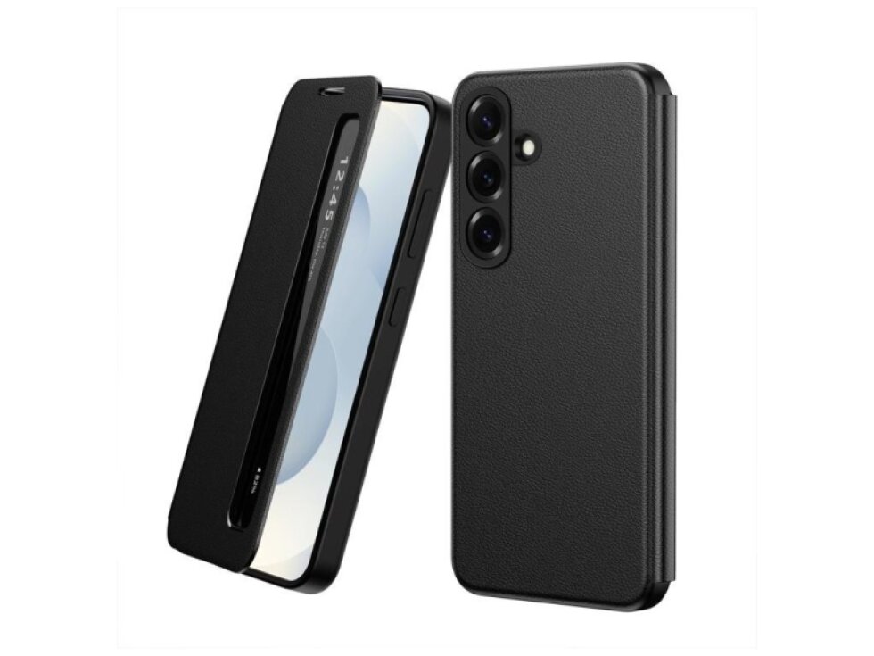 Knižkové puzdro Samsung Galaxy A57 5G Smart View Window čierne