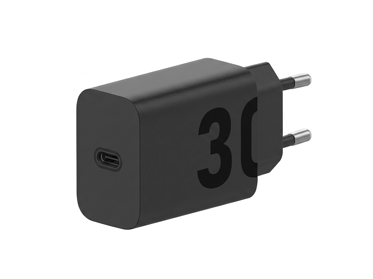 Cestovná nabíjačka Motorola MC-309 30W čierna farba
