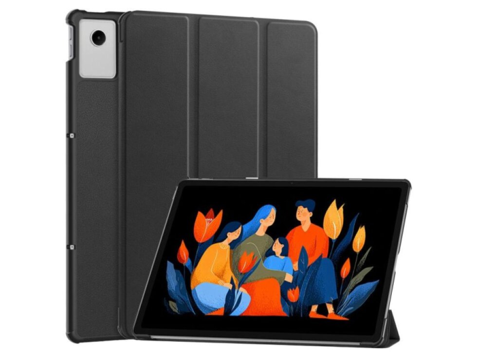 3-Fold Skladacie puzdro pre Lenovo Idea Tab Plus 12.1 čierne