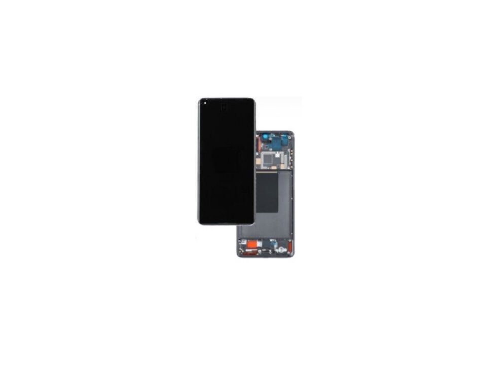 LCD Displej + Dotykové sklo + Rám Xiaomi 12 (2022) čierna farba - Service Pack