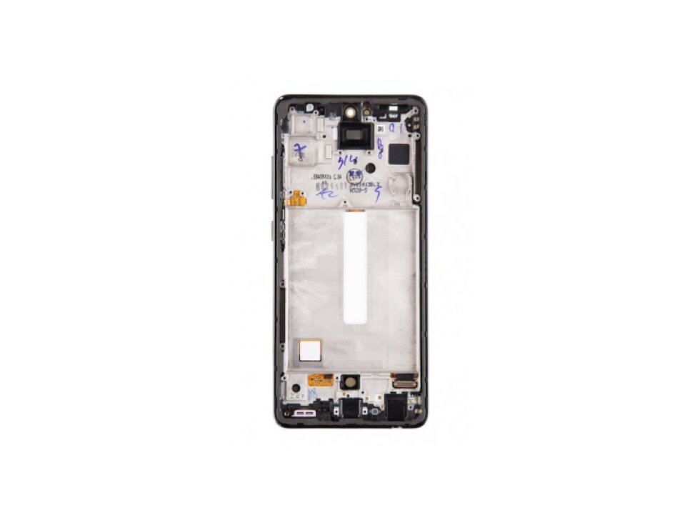 LCD Displej + Dotykové sklo + rám Samsung Galaxy A52s - originál A528B čierna farba