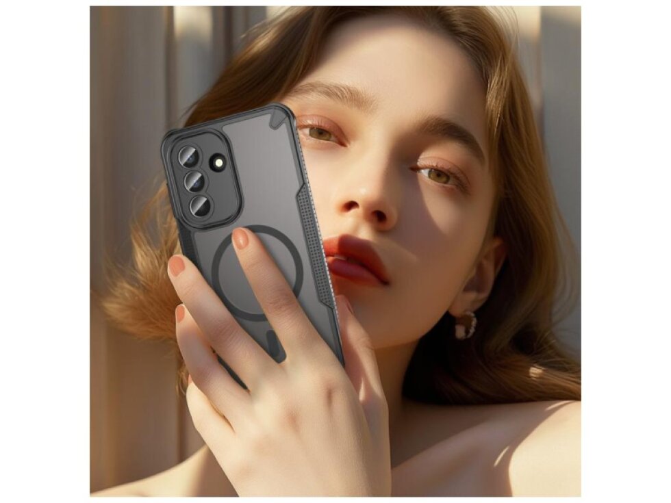 Kryt Samsung Galaxy A57 5G Armor Glaze MagSafe čierny