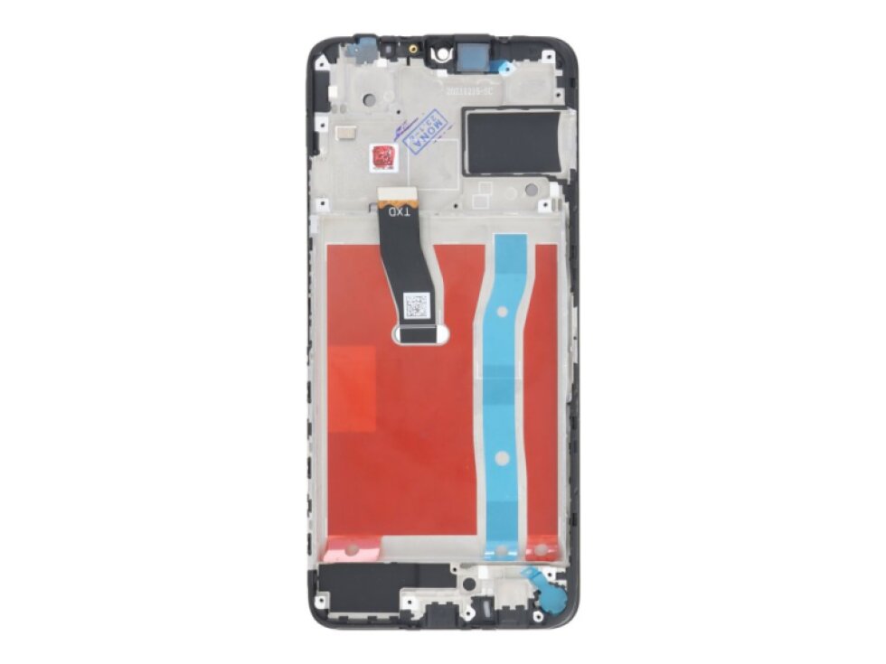 LCD Displej + Dotykové sklo s rámom Huawei Nova Y70 čierna farba OEM