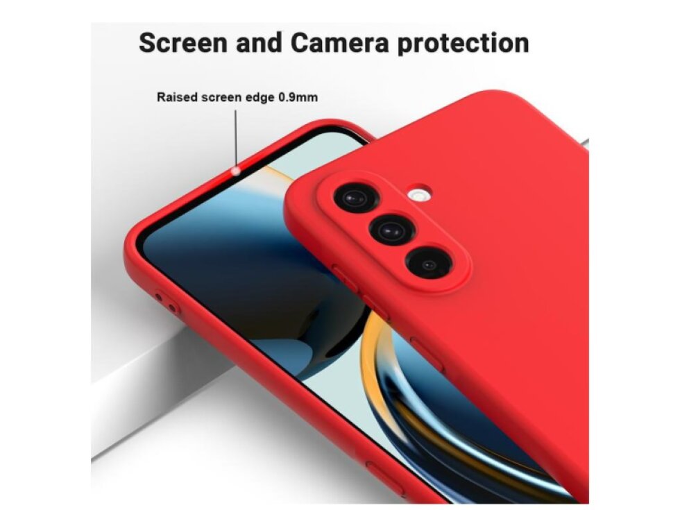 Kryt Samsung Galaxy A17 silikónový červený