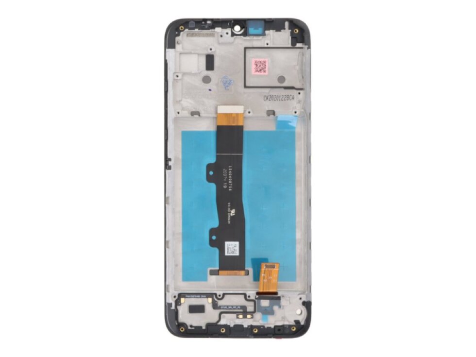 LCD Displej + Dotykové sklo + Rám Motorola Moto E7 Power / E7i Power čierna farba