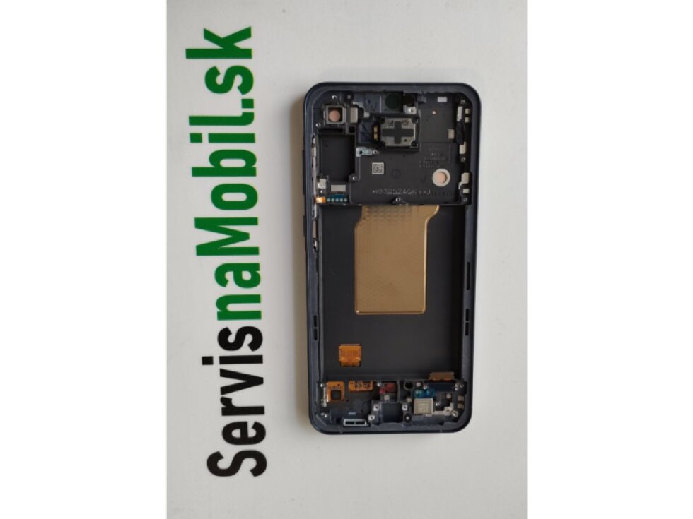 LCD Displej + Dotykové sklo + Rám Samsung Galaxy A55 5G (A556) 2024 BLACK / NAVY - Originál Service pack