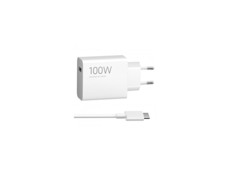 Xiaomi nabíjačka 100W 6,1A + USB-C kábel – biela