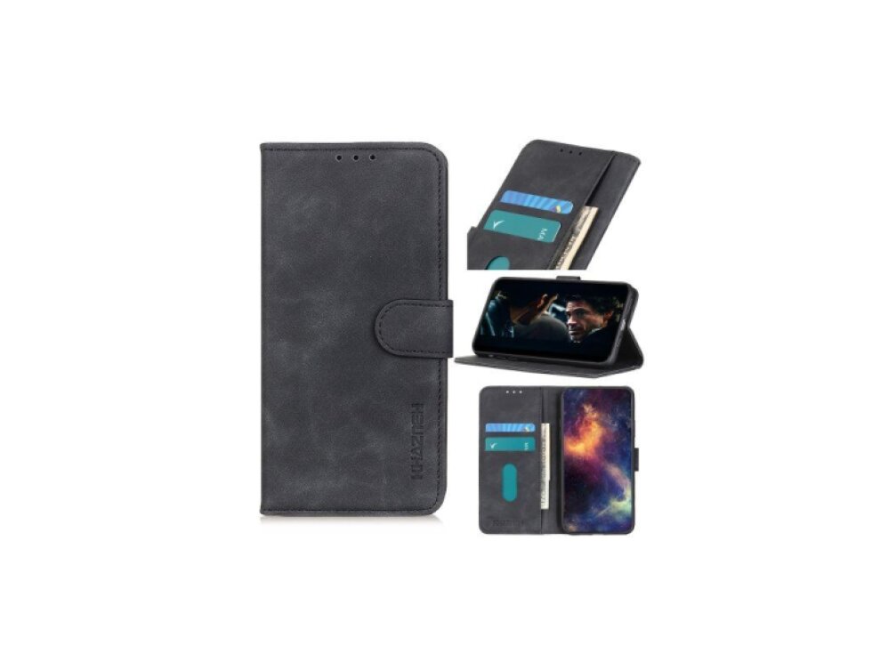 Knižkové puzdro Xiaomi Poco M3 / Redmi 9T čierna farba
