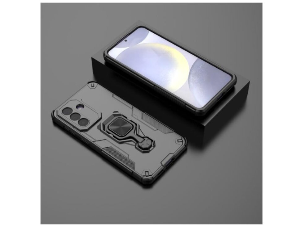 Kryt pre Samsung Galaxy A57 5G s kovovým stojanom čierny