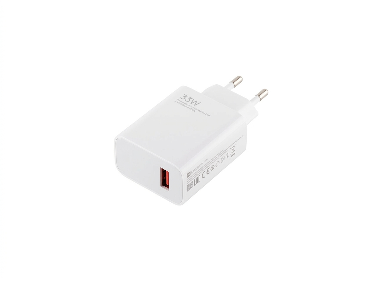 33W Cestovná nabíjačka Xiaomi MDY-11-EZ 3A , USB-A (biela farba) - Originál