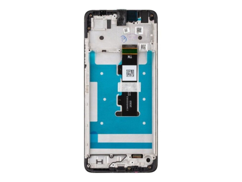 Originálny LCD displej + Dotykové sklo + Rám pre Motorola Moto G06 Power (Service Pack) – Black