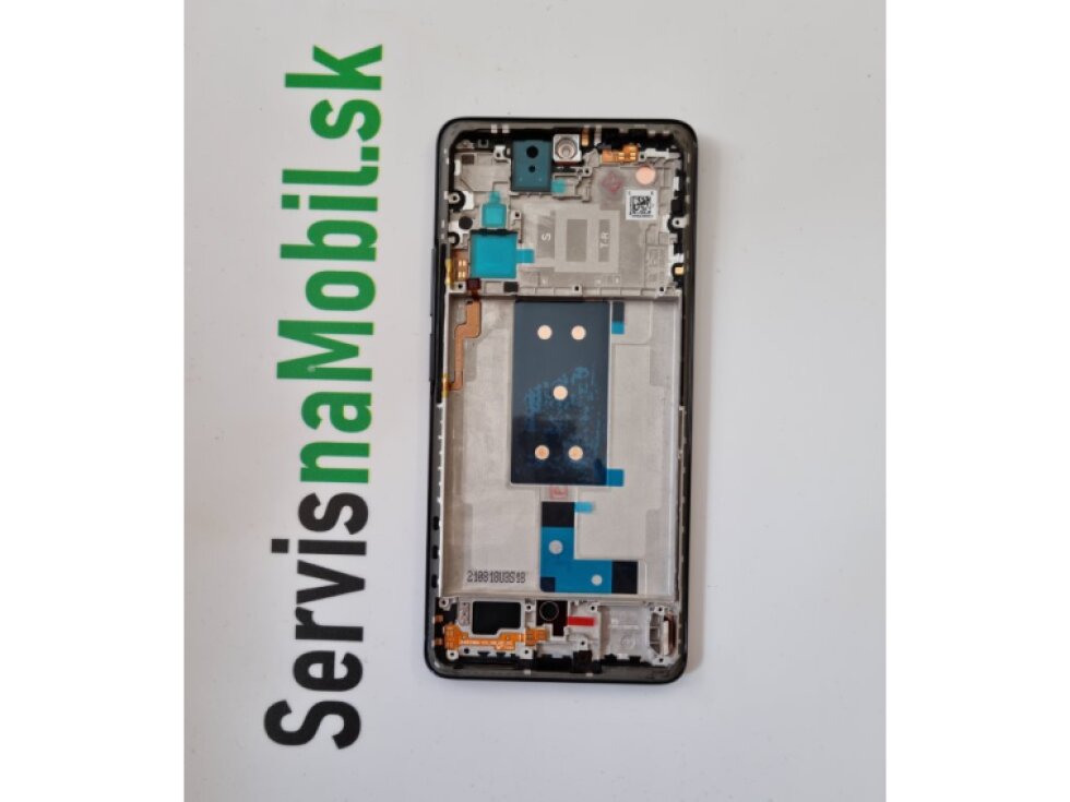 LCD Displej + Dotykové sklo + Rám Xiaomi 11T Pro BLACK / TARNISH - Originál Service Pack
