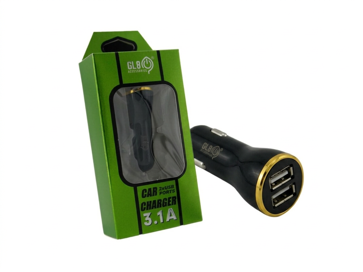 USB Autonabijačka GL-6051 čierna farba