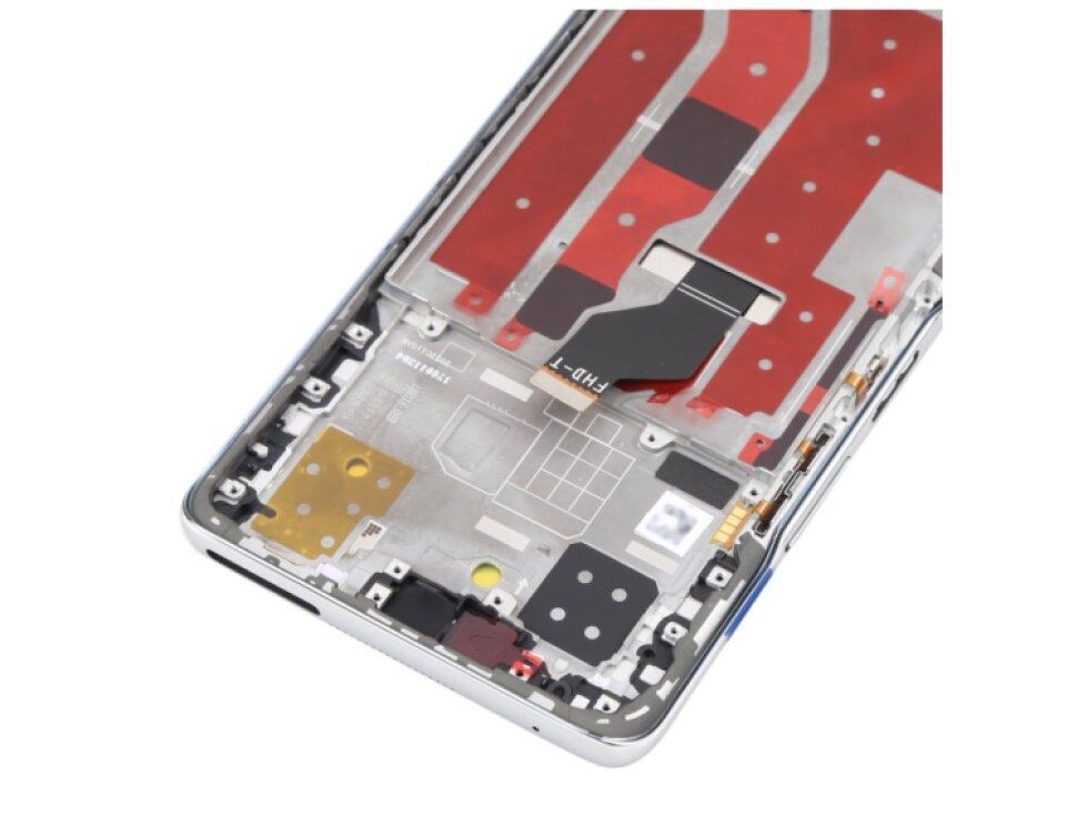 LCD Displej + Dotykové sklo + rám Huawei Nova 9 SE strieborná farba