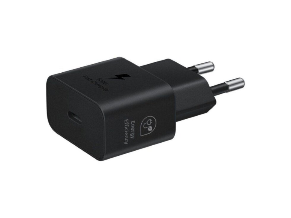 25W Cestovná nabíjačka Samsung EP-T2510NBEGEU USB-C 3A čierna farba