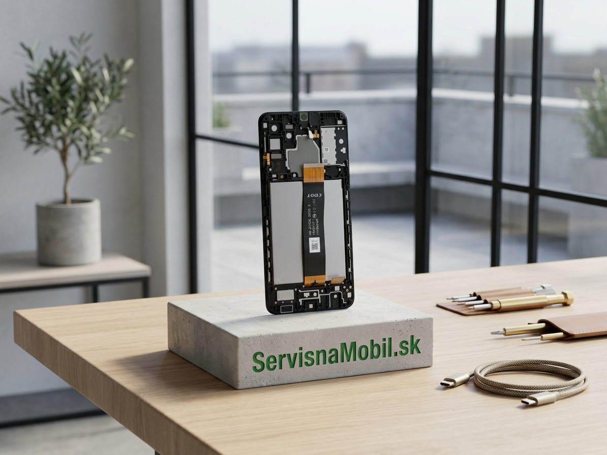 LCD Displej + Dotykové Sklo + Rám Galaxy A32 5G A326 čierna farba