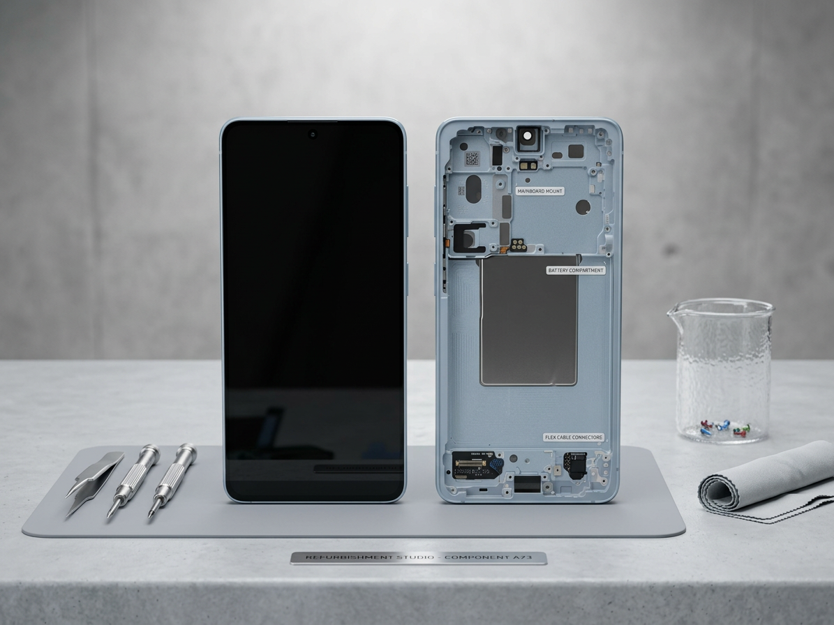LCD Displej + Dotykové sklo + Rám Samsung Galaxy S26 5G SM-S942 (2026) LIGHT BLUE - Originál Service pack