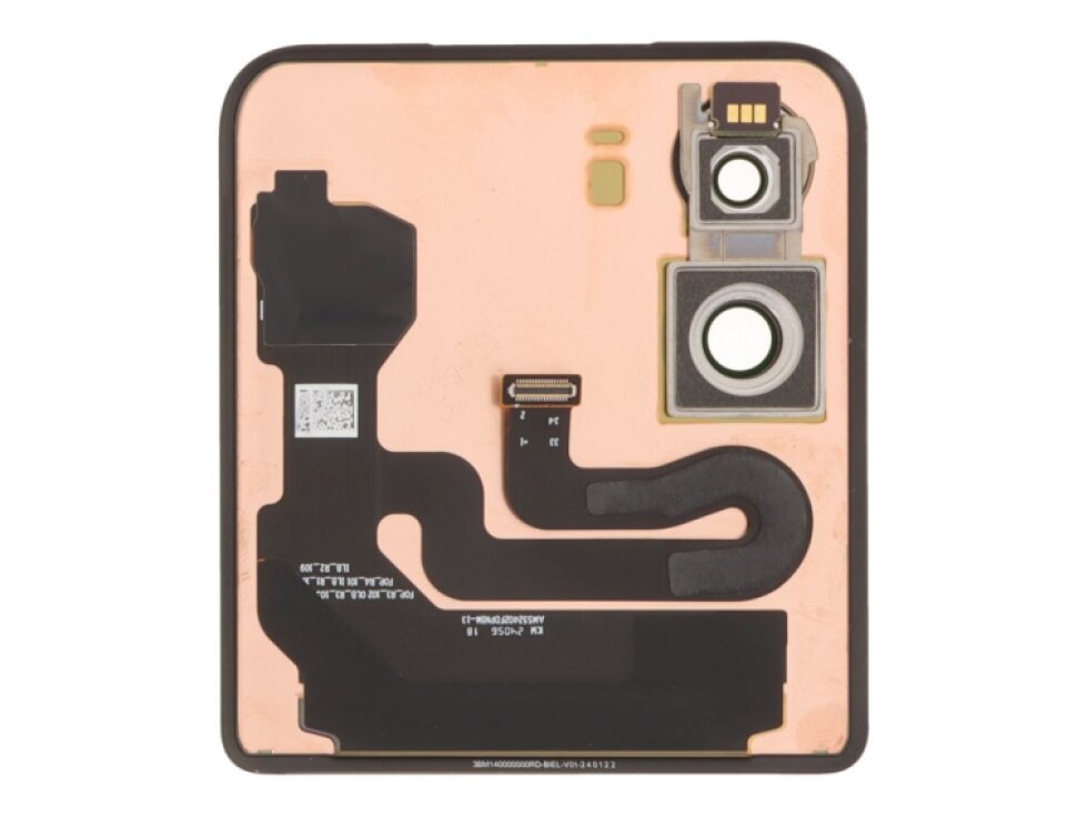 LCD Displej (vonkajší) + sklíčko kamery s rámom + Flash Light Xiaomi Mix Flip Black