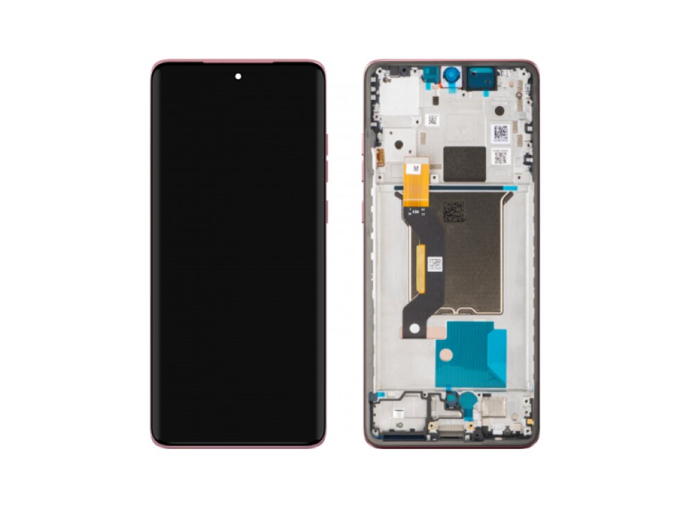 LCD Displej + Dotykové sklo + Rám Motorola Edge 60 Fusion PANTONE ZEPHYR - Service Pack