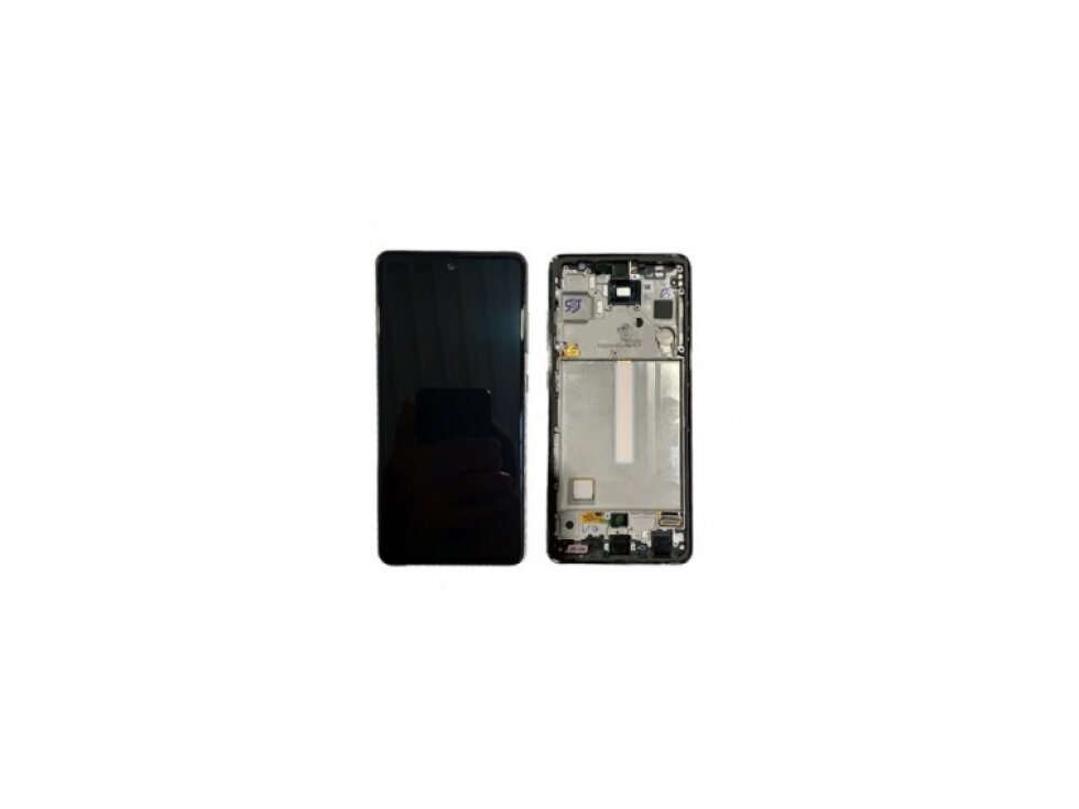LCD Displej + Dotykové sklo + Rám Samsung Galaxy A52s 5G Biela farba - Originál