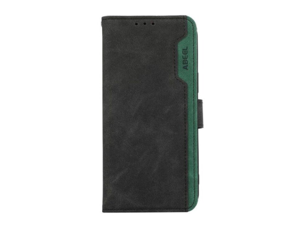 Knižkové puzdro Motorola Edge 60 Fusion ABEEL čierno-zelené