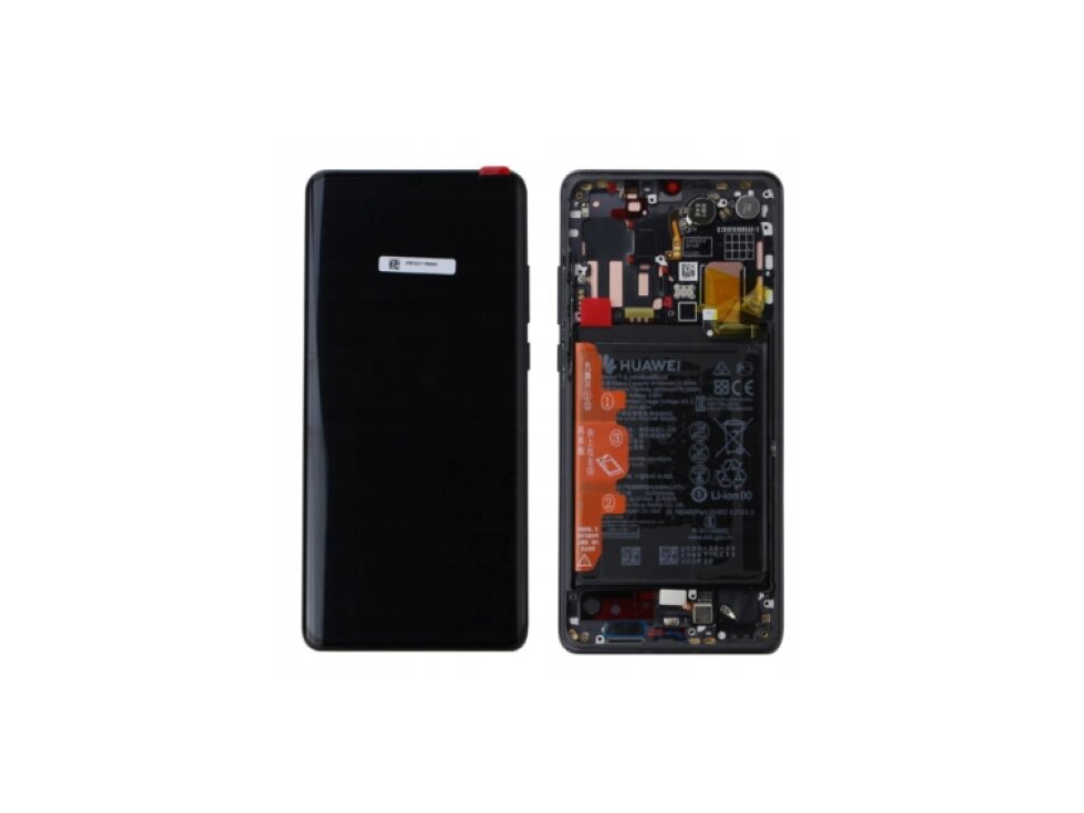 LCD Displej + Dotykové sklo + Rám Huawei P30 Pro AURORA BLACK - Originál Service pack