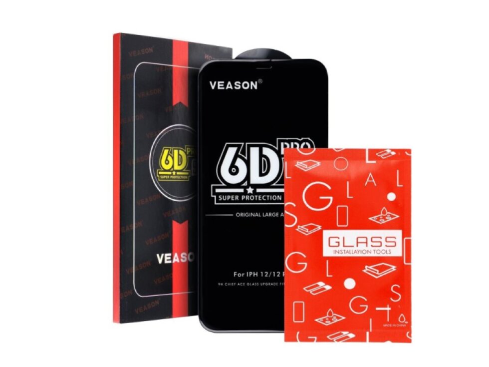 Tvrdené sklo 6D Veason Pro Glass pre Samsung Galaxy A36 5G / A56 5G – čierne