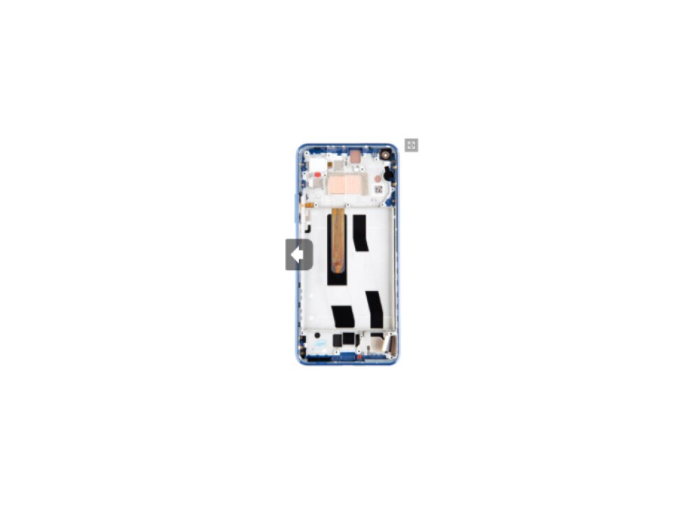 LCD Displej + Dotykové sklo s rámom Xiaomi 11 Lite 5G NE / Mi 11 Lite 4G / 5G BLUE - Originál Service pack