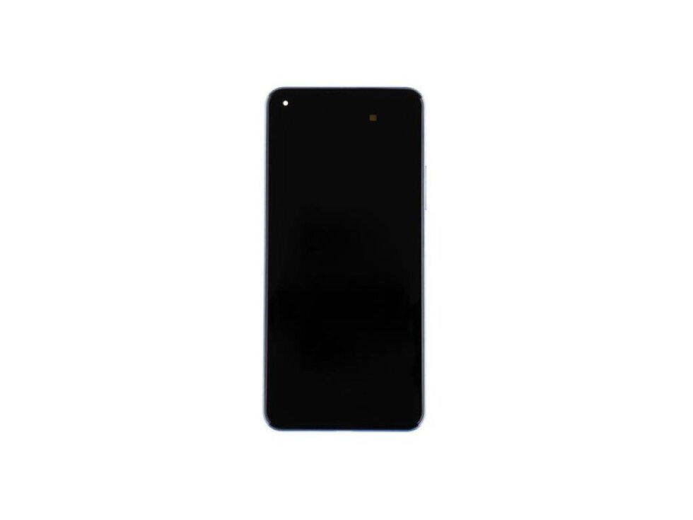 LCD Displej + Dotykové sklo s rámom Xiaomi 11 Lite 5G NE / Mi 11 Lite 4G / 5G BLUE - Originál Service pack