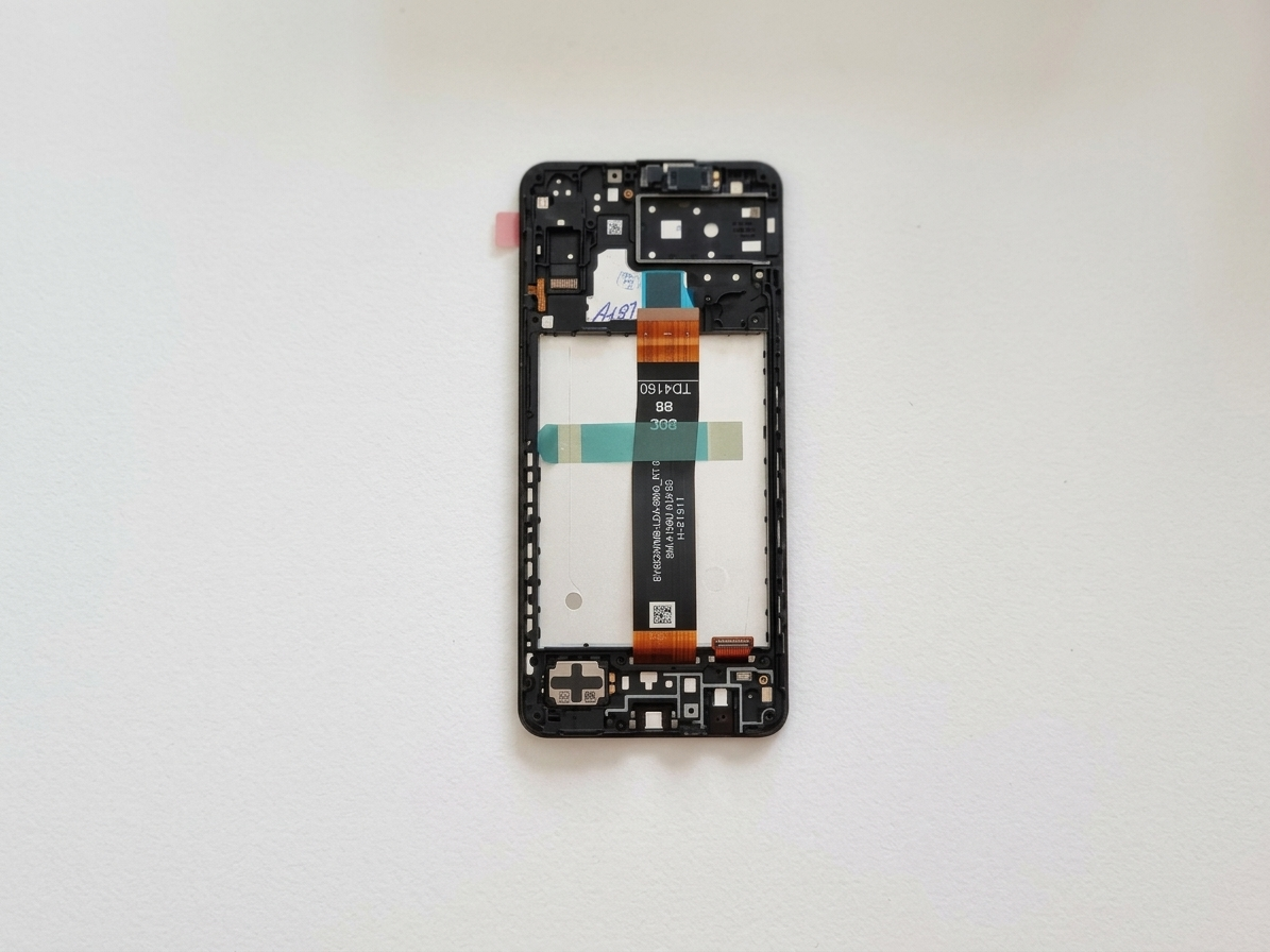 LCD Displej + Dotykové sklo + rám Samsung Galaxy A13 5G (SM-A136) čierna farba - Originál Service pack