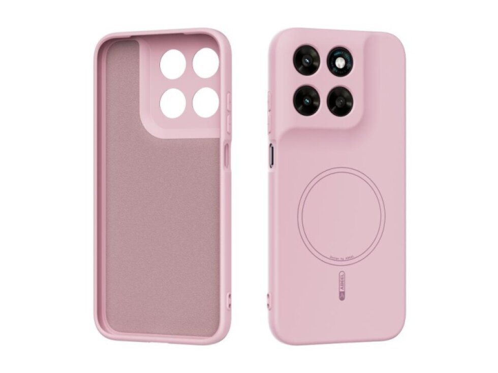 Kryt Motorola Moto G77 / G67 ABEEL MagSafe silikónový ružový