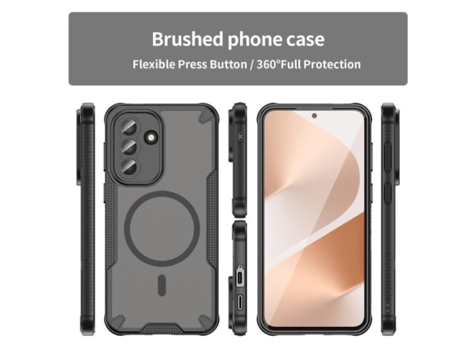 Kryt Samsung Galaxy A57 5G Armor Glaze MagSafe čierny