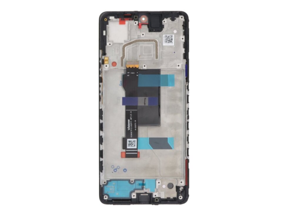 LCD Displej + Dotykové sklo s rámom Xiaomi Redmi Note 12 Pro 5G čierna farba