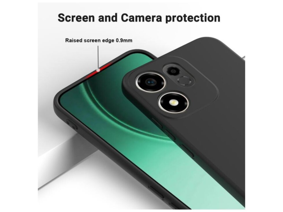 Kryt Honor 600 Smart 5G / X7e Plus 5G silikónový čierny