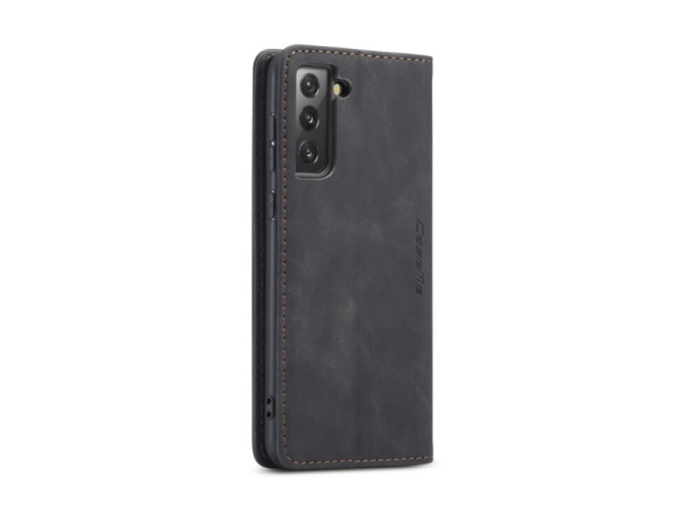 Knižkové puzdro Samsung Galaxy S21 FE 5G CaseMe čierna farba